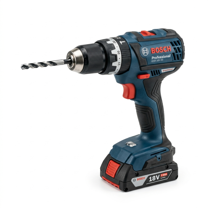 Акумулаторен ударен винтоверт Bosch GSB 18V-55 Professional